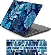 Laptop Case Compatible with MacBook Pro 16 inch Pro/Max M4 A3403 A3186 M3 A2991 M2 A2780 M1 A2485 2021-2025 with Touch ID, Plastic Printed Pattern Protective Hard Case Cover & Keyboard Skin Foliage
