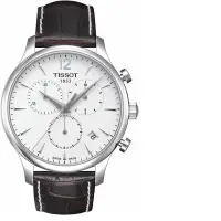 在飛比找蝦皮購物優惠-瑞士六針手錶石英皮帶男表T063.617.16.037.00