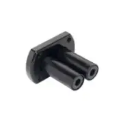 Ultraflex - Bulkhead R8B Thru Hull Kit - Black Flange 41299P