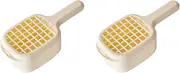 Drainage Basket Box, 2PCS Fruit Colander, Lidded Kitchen Drainage Basket, Blueberry Rocking Drainer with Handle, Multifunctional Draining Basket for Small Tomato, Grape, Plum