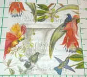 Two Decorative Luncheon Napkins for Decoupage "Enchanted Garden"
