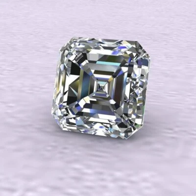 AAA + 7 Ct Certified Asscher Cut VVS1 Natural D Color Lab Grown Diamond