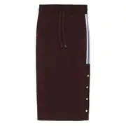 [Pinko] Pinko Drawstring Side-stripe Skirt XS RED