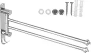 COHEALI Punch Towel Bar Rotating Towel Organizer for Bathroom Hotel Use Durable Wall Mounted Holder with Stylish Design Easy Installation Space Saving