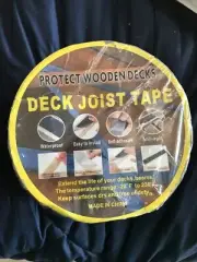 Joist Tape for Decking, 4" X 50' Waterproof Butyl Tape Deck Joist Flashing
