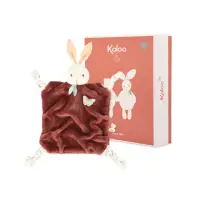 在飛比找momo購物網優惠-【KALOO】Plume 20兔兔安撫巾(酒紅)