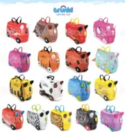 NEW TRUNKI RIDE ON SUITCASE TOY BOX CHILDREN KIDS LUGGAGE - SELECT DESIGN