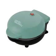 Davis & Waddell Electric Mini Waffle Maker Green 12.9x16.4x8.8cm