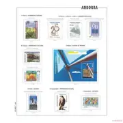 Hojas Stamps Andorra Española Filober Colour 2010 Mounted