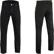 Bikers Gear Australia Men's Motorcycle Protective Kevlar Jeans Vintage Black (36)