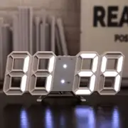 USB LED Digital Wall Clock Alarm Date Temperature Table Desktop Home Decoration
