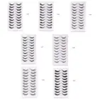 10 Pairs False Eyelashes Lashes Natural False Eyelashes Wispy Fake Eyelash