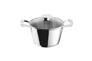 Bugatti Italy 2.0L/20cm Stainless Steel Casserole With Glass Lid
