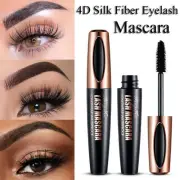 4D Silk Fiber Eyelash Mascara Extension Makeup Waterproof Kits Eye Lashes Black
