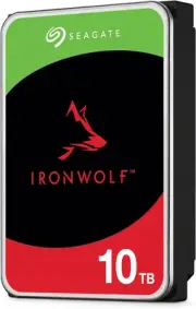 Ironwolf, NAS, 3.5" HDD, 10TB, SATA 6Gb/S, 7200RPM, 256MB Cache or 1M Hours M...