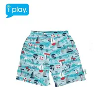 在飛比找PChome24h購物優惠-美國 i play 寶寶泳褲 海灘褲(無口袋) - 海上帆船