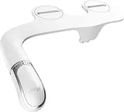 Bio Bidet by Bemis SlimTwist Freshwater Spray Bidet Attachment for Toilet, White, Non Electric, Easy Install