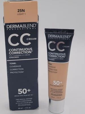 Dermablend Professional Continuous Correction CC Cream SPF 50+-25N Light