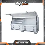 SP Tools 1735mm Wide Truck Box - Off Road Series Heavy Duty 4 Drawer White
