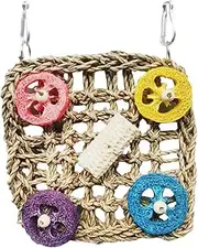 Parrot Toys - Colorful Natural Bird Cage Toys,Patio, Lawn & Garden Supplies for Cage Playground Standing Outdoor Aviary Home Patio Lawn Garden