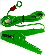 Earth Lead Electric Fence Fence Thunderbird #171 Ring End Alligator Clip Connect