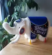 Ringling Bros Barnum & Bailey Circus Plush White Elephant 139th Edition 2009