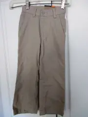 DOCKERS~Khaki CLASSIC FIT PANTS~Adjustable Waist~Boys Size Small 4 Slim~NWT