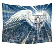 Knight Angel Michael vs Assyrians Tapestry