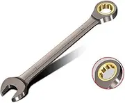 Ratchet Spanner 25mm cSeao 1-Pack 27mm Ratchet Spanner, Metric Wrench Ratcheting Combination Wrenches 72-Teeth, Cr-V Constructe Nickel Plating