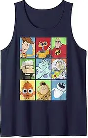 [Disney] Pixar Movie Characters Stack Up Boxes Tank Top