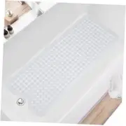 Bath Tub and Shower Mats, Non-Slip 40 x 16 Inch Extra Long Bath Mat, Clear