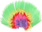 Mikinona Wig Stand Carnival Costume Wig Fluffy Performance Wig Funny Party Wig Stage Performance Wig Adjustable Headband