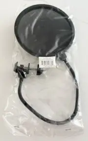 Single Layer Microphone Pop Filter, Black