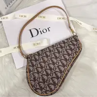 在飛比找PopChill優惠-[二手] Dior 老花馬鞍包