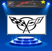 C5 CORVETTE FLAGS Stencil Template Airbrush Paint large 8x15 # 1-1