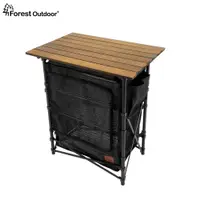 在飛比找蝦皮商城優惠-Forest Outdoor 【黑摩卡餐廚櫃】原木桌板 鳥籠