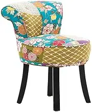 Footstool Dressing Table Armchair/Vanity Chairs and/Makeup/Baroque Piano Stool/upholstered Bench Chair Solid Wood Legs/upholstered for Dressing Room/Living Room/Bedroom