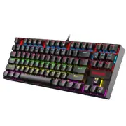 K552 Mechanical Gaming Keyboard, 87-Key Compact, LED Gaming Keyboard with Red...