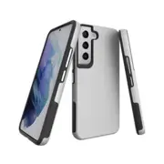 Samsung Galaxy S23 Plus Compatible Case Cover With Shockproof Rugged Design - Silver