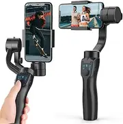 F8 Handheld 3-Axis Gimbal Phone Holder Anti Shake Video Record Stabilizer Fit for Xiaomi iPhone Cellphone Smartphone(Option2)