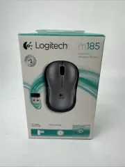 Official OEM Logitech Wireless Mouse M185 Gray, NEW SEALED