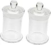 iplusmile 2pcs Borosilicate Specimen Bottles Heat Resistant Laboratory Storage Container for Experiments Easy to Clean Sample Vials for School Chemistry Use