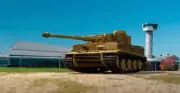 Model Tanks Military Corgi Tiger 131 Restored And Operated by The