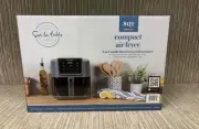 Sur La Table Kitchen Essentials 8qt Compact Air Fryer Black 5 In 1 #SE-1703-8