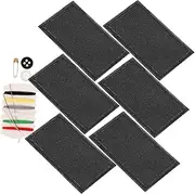 COHEALI 6Pcs Iron Patches for Clothes Jackets Jeans Bags Hats Durable DIY Embroidered Repair Applique for Clothing Decoration and Stain Cover