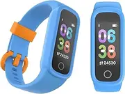 [Pixbee] Kids Fitness Watch - Heart Rate Monitor, 16 Sports Modes, Activity Tracker, Hydration Reminders, Sleep Insights - Blue