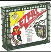 C & S Ez Fill Seed Cake Snak Feeder 8.75 Inch Green Hanging Wild Bird Feeder