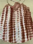 Hem & Thread Mauve Tie Dye Cami Tank Top Size Small BNWT