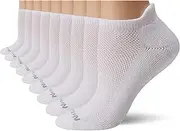 No Nonsense womens Soft and Breathable Cushioned No Show Socks - Moisture-wicking - With Back Tab