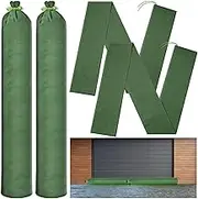 Flood Protection Sand Bags, 4-Piece Reinforced Canvas Sandbag Set for Flood Barriers, Quick-Fit Door and Window Seal, Reusable Barriers for Basement, Floor, Garage